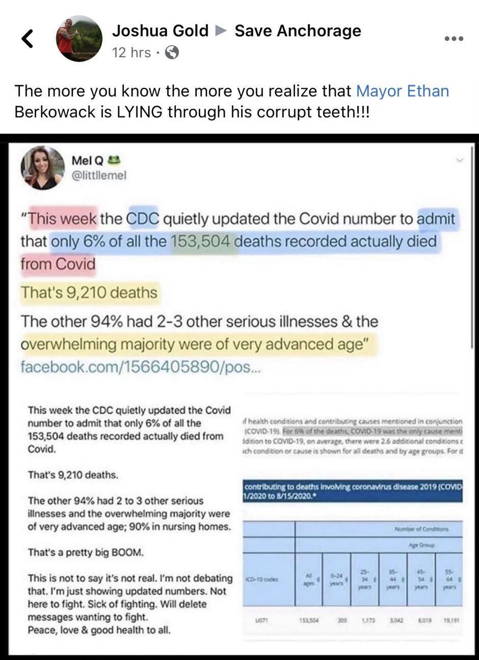 Save Anchorage shares a Mel Q post